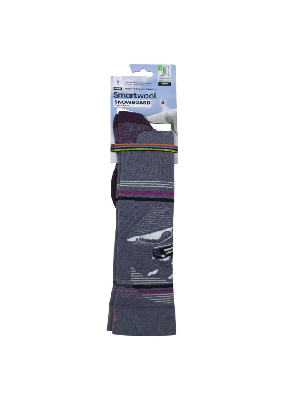 Smartwool Merino Wool Snowboard Socks M Unisex Targeted Cushion Durable